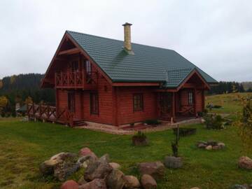 Фото номера Дом с 4 спальнями Загородные дома Lake House Villa pas Eugenija г. Migiškiai 13